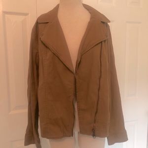 Old Navy Canvas Moto Zip Jacket